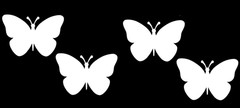 Butterflies 3″ Vinyl Decals Car Truck Motorcycle Helmet Window Laptop Tumbler
