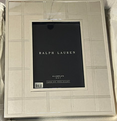 Ralph Lauren 5″ x 7″ Silver Plated Stainless Steel Picture Frame Chandler