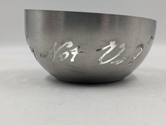 Steve Jacobson «Why Not Us?» Stainless Steel Bowl Steelforme 18/8