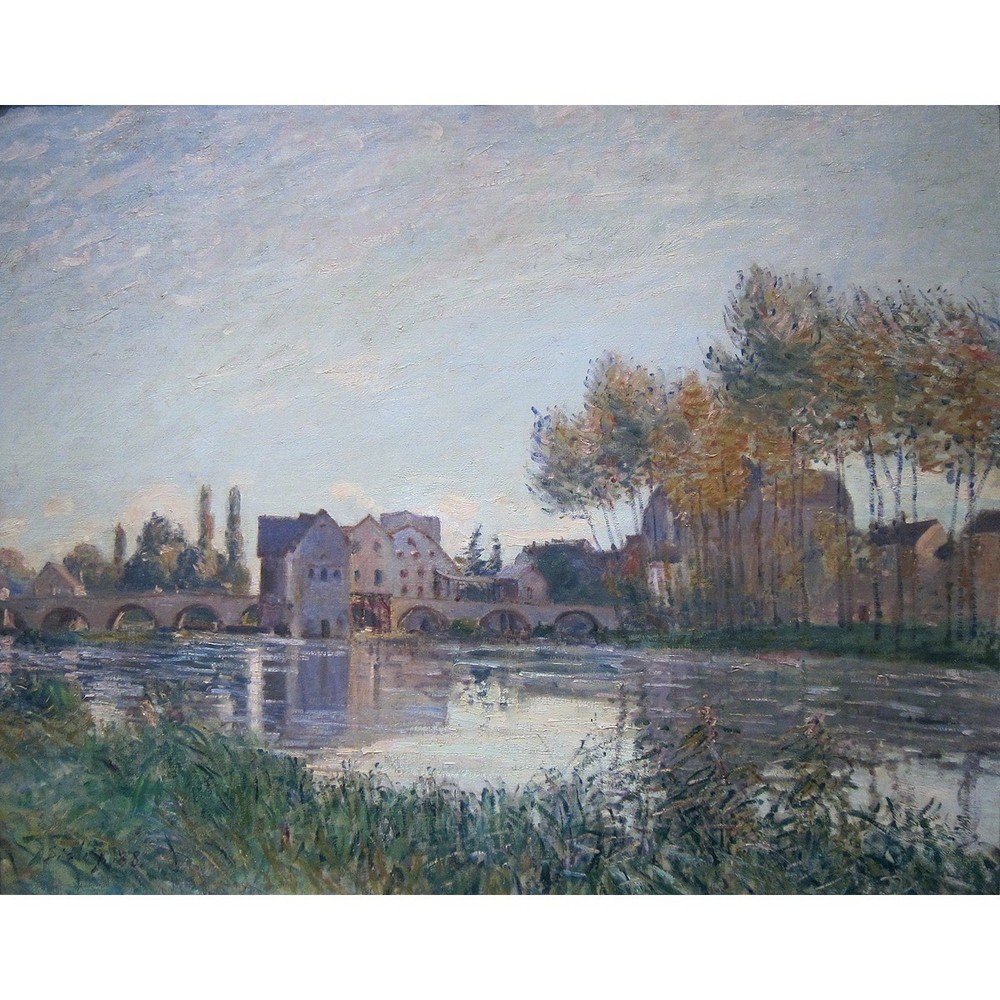 Moret, Sunset, 1888 – 30×40 Inch Rolled Canvas Wall Art Print