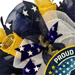 Proud Military Veteran Appreciation Wreath