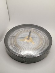 Chrome & Gold Lowrider Wire Wheel Wall Clock NEW