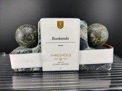Decorative Marble Bookends By Threshold Studio McGee 2 Pc Set