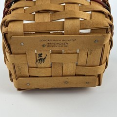 Longaberger Finders Keepers Basket Set 1998 | /w Divider Medium VTG (12777)