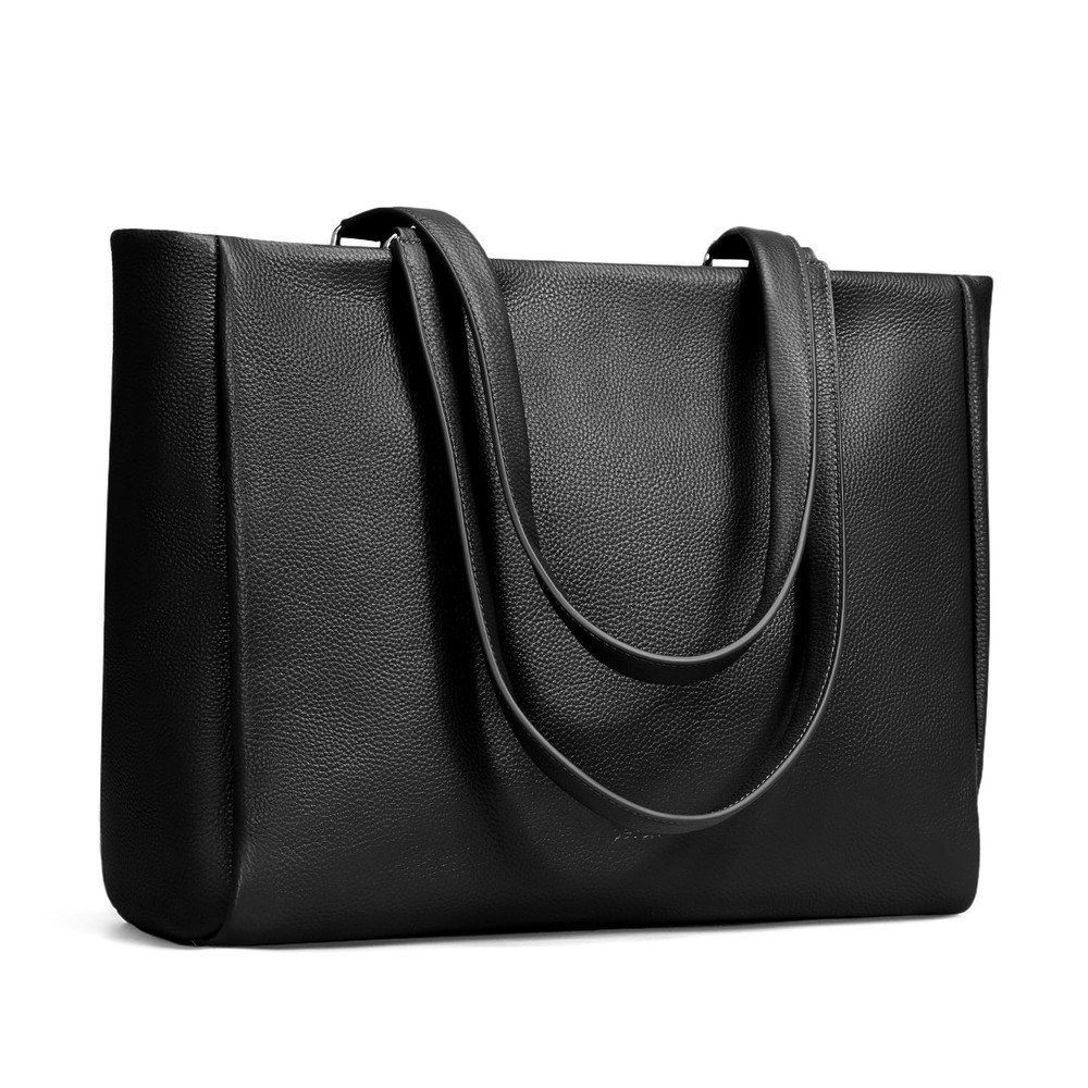 befen Genuine Leather Work Laptop Tote Bag for Women Ladies Totes Shoulder Pu…