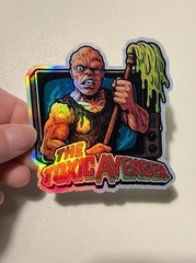 The Toxic Avenger 3 Inch Waterproof Holographic Vinyl Sticker