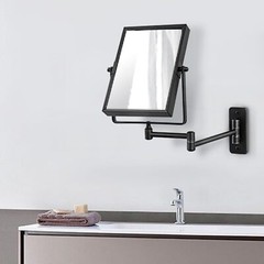 3X Magnified Wall Mounted Mirror, Rectangular 8×6 Inch with Extendable Arm |