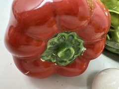 Vintage Hand Painted Ceramic Vegetables 5 Pieces Spring Onion Cabbage