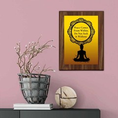 Peace Comes From Within. Do Not Seek It Without Decorative Wall Plaque