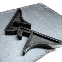 Military Thin Camouflage Line American Flag Design Slate Rock Desk Accessory