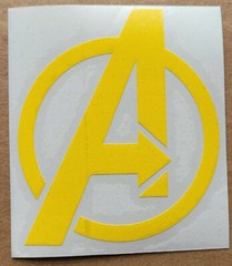 Avengers «A» Decal Vinyl Sticker 3 Inches Tall Choose your Color! Marvel Comics
