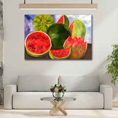 Frida Kahlo Viva La Vida Watermelons Poster Canvas Wall Art Print