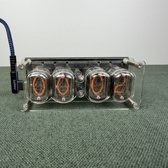 Vintage IN-12 Nixie Tube Clock Clear Acrylic Case – USA SELLER – Fast Ship