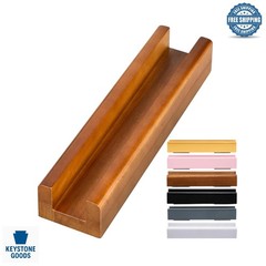 Wooden Floor Mirror Stand with Anti-Slip Base for Full-Length Mirrors