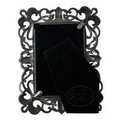 Green Tree Gallery Pewter Style Ornate Scroll Frame 2×3 Photo Vintage 2008