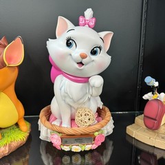 Disney The Aristocats Master Craft Marie Kitten in Basket Table Top Statue