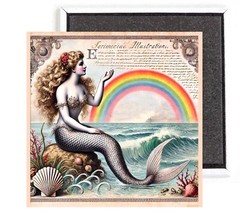 Mermaid Rainbow FRIDGE MAGNET