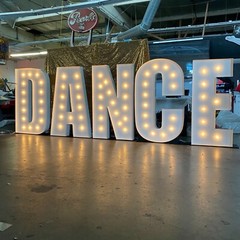 Extra Large Marquee Letters 5ft Tall |Giant Light Up Letters and Numbers 5ft 6ft
