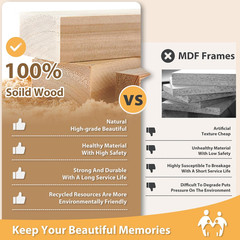 5×7 Picture Frames 4 Pack Covered by Plexiglass for Picture 4×6 with Mat or 5×7