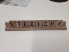 Steelers Scrabble Tiles Pittsburgh