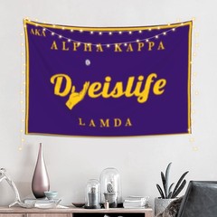 Purple Gold Abstract Tapestry 60x40in Dorm Bedroom Wall Decor