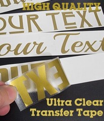 Custom Made Text Vinyl Lettering Name Decal Sticker Car Window Wall Truck Bus
