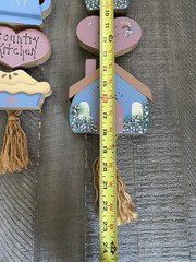 Vintage 80s Country Kitchen Home Sweet Home Wooden Wall Decor Cottagecore Rustic