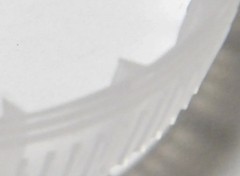 10 – White Plastic Collars For insert Movements To Expand Openings to 2-1/2″