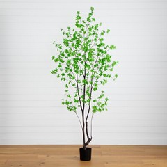 8’ Artificial Minimalist Enkianthus Tree Home Decor. Retail $309