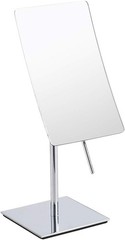 Table Standing Rectangular Vanity Makeup Mirror with 3X Magnification, Made of