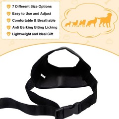 Coppthinktu Dog Muzzle Suit – 7PCS Adjustable Muzzles for Small to Large Dogs…