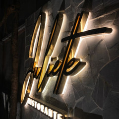 Custom 3D Metal Back Lit Letter Mirror Matte Glossy Polish Stainless LED Sign