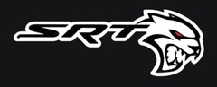 Dodge SRT Hellcat Red Eye Black Steel Sign