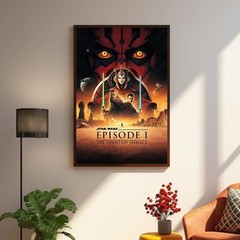 Star Wars Episode 1 Movie Poster, Classic Movie Star Wars – Living Room Decor