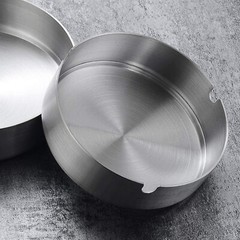 1/2/3/5 Pcs of Stainless Steel Cigarette Ashtray Ash Holder for Home,Hotel, Etc