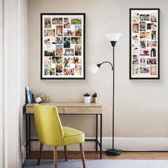 34.5X23.8 Inch Large Wooden Collage Picture Frame for Wall – 24 Opening 4X6