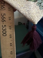 Fruit Decor Decorative Woven Tapestry Bell Pull 42” Jubilee Made In USA