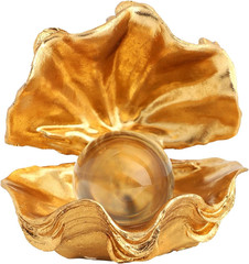 Pearl Oyster Statues Home Decor Living Room Decor Coffee Table Sculpture Bedroom