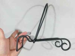 Easel Display Stand Large Size Adjustable Black Metal for Bowls Plates and More!