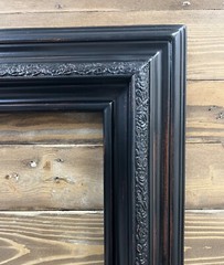 16 X 20 In Stock – Ready to Ship, Vintage black picture frame, distressed black