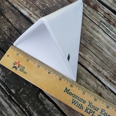 Umbra Trigg White Triangular Ceramic Replacement Vase Container Planter