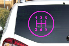 Manual 5 Speed – CNC cut Decal Vinyl Sticker -Pic from multi colors! O651