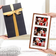 , 5×7 Collage Picture Frame – Solid Wood with Real Glass – Multi Picture Fram…