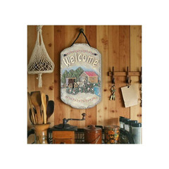 7.75 In. X 13 In. Multicolor Buggy by Polyresin Wall Art