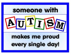 AUTISM AWARENESS MAGNET Someone makes me proud everyday