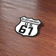 Blues Highway 61 Sticker – New Orleans Southern Decals for Laptop & Water Bottle