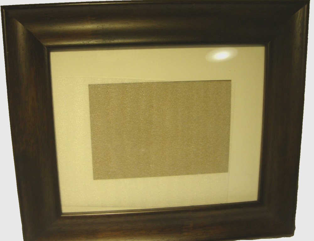 Acrylic Resin (Dark Wood-Look) Photo Frame Picture Portrait or Landscape 406