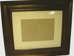 Acrylic Resin (Dark Wood-Look) Photo Frame Picture Portrait or Landscape 406