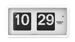 TWEMCO QT-30 Classic Retro Flip Clock in 7 Colors – German Quartz Movement