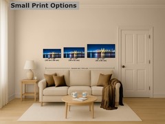 San Diego Skyline Wall Art Home Decor, Southern California Cityscape Photograph
